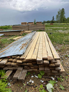 Продаётся недорогая строительная доска 75x190x4900мм