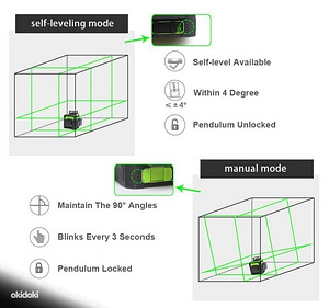 Laserniveliir. Ristjoonlaser XEAST 3D XE-903 12 Line (3 foto / 3)