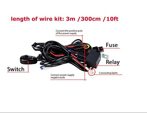 40A Wiring Harness Relay Loom Cable Kit. (5 foto / 6)