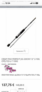 Spinning CRAZY FISH PERFECT Jig 2-10G (4 foto / 4)