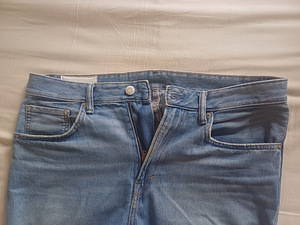 Helesinised loose fit teksad (4 foto / 5)