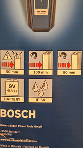 Seinaskanner Bosch GMS 100M seinte jaoks, (4 foto / 7)