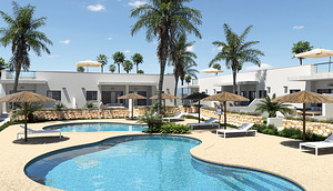 3 magamistoaga bungalo Hispaania idarannikul (11 foto / 13)