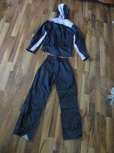 Kiledress (jope + püksid) 140cm tumehall+beežikas (2 foto / 2)