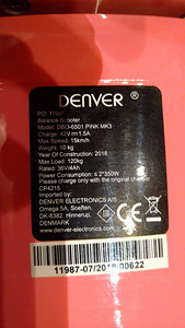 Hõljuklaud Denver, max 120 kg, roosa (3 foto / 4)