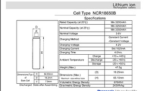 Li-ion aku Panasonic NCR18650B 3400mAh kaitsega UUS (2 foto / 3)