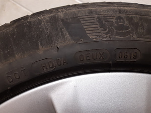Audi диски5 × 112R 17 + ШИНЫ MICHELIN (7 фото из 10)