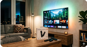 VÕIMAS NUTITELER PHILIPS 55"+UUS XIAOMI TV STICK 4K (1 foto / 8)