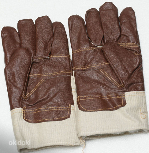 7 пар зимних рабочих перчаток размера 10,5. (фото #1)