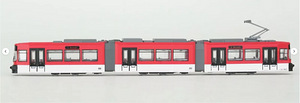 Tramm Tomytec Adtranz GT6S BSVG #9557 (N-skaala) (2 foto / 4)