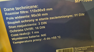 Uus isetumenev keevitusmask ja klaasid (2 foto / 2)
