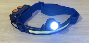 Перезаряжаемый LED прожектор на голове с датчиком движения (2 фото из 3)