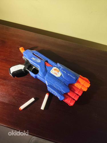 Müüa heas seisukorras NERF DualStrike mängupüstol