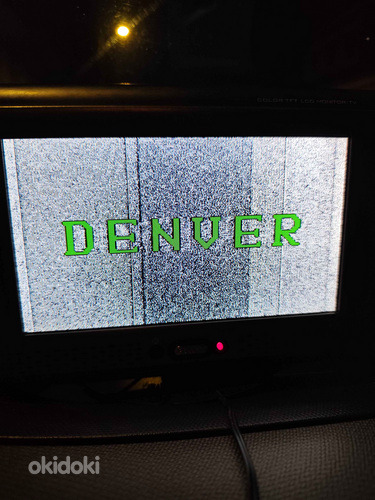 Denver auto TV/monitor töötab, ideaalne autole või garaaži