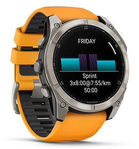 GARMIN Fenix 8 51 mm, AMOLED, Sapphire Titanium (1 foto / 9)