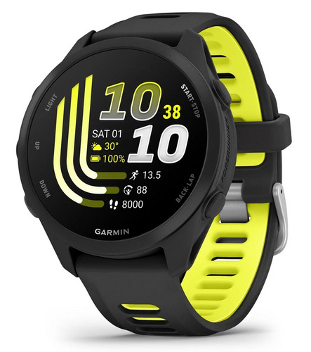Спортивные часы GARMIN Forerunner 170 Music, Black/Amp Yellow