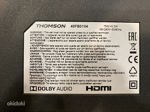 ЖК-телевизор THOMSON 40FB3104 (3 фото из 3)