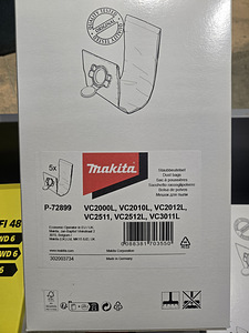 Makita ja Käercher tolmuimeja kotid (1 foto / 1)