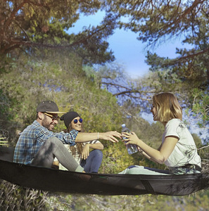 ELEVATE TRIANGLE HAMMOCK AERIAL MAT - BLUE (3 foto / 5)