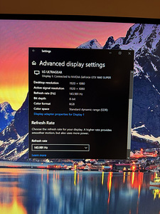 Monitor LG 27GN650-B (27”, IPS, 144 Hz, 1 ms). (2 foto / 5)