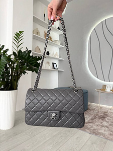 Сумка Chanel Grey Silver копия (6 фото из 10)