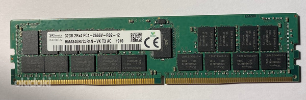 SK Hynix 32GB 2Rx4 PC4-2666V-RB2 HMA84GR7CJR4N-VK