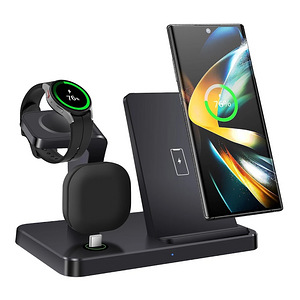 3in1 Fast Wireless Charger Station Dock For Samsung,Apple (4 foto / 10)