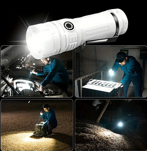 3 LED USB laetav LED taskulamp USB-pordiga. (7 foto / 10)