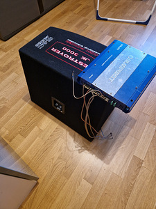 Сабвуфер Mac destroyer jk3000. 1200w с усилителем. (3 фото из 3)