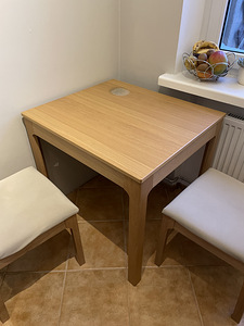Pikendatav Söögilaud ekedalen ikea 80/120x70 (3 foto / 5)