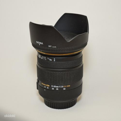 Sigma обьектив 17-50mm 1: 2,8 EX HSM для Canon (фото #1)