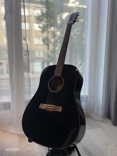 Fender must kitarr/Fender черная гитара (фото #1)