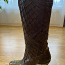 Кожаные сапоги с вышивкой в ковбойском стиле, размер 37 (фото #2)
