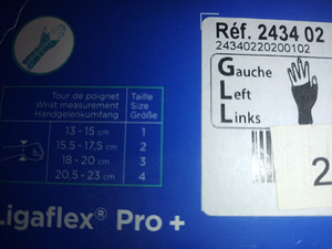Randme ja pöidla fikseerimise lahas.Thuasne Ligaflex® pro+ (2 foto / 3)