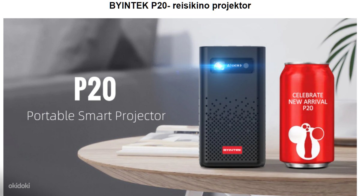 Портативный Мини Проектор Byintek P20 Купить