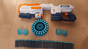 Nerf mängurelv Zuru X-Shot pöörleva trummeliga,kaasa 80 kuul (5 foto / 8)