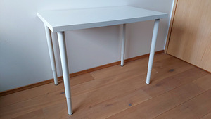 Ikea OLOV/LINNMON kirjutuslaud, valge, 100x60 cm (1 foto / 5)