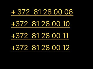 VIP numbers (1 foto / 1)