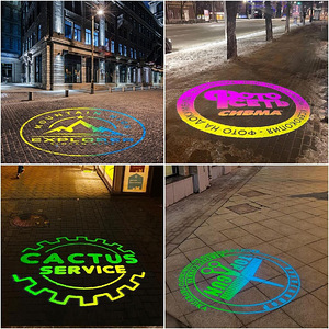 Լուսային լոգո գովազդի սարքը Logo Projector (2 լուսանկար / 2)