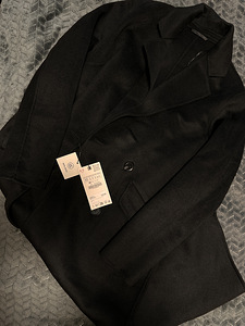 Zara wool coat black xs (3 foto / 6)