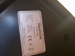 SteamOne EUHG100B 1800W riideauruti / aurukeskus / auruti (2 foto / 2)