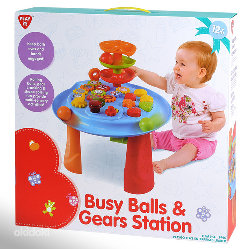 PLAYGO INFANT&TODDLER mängulaud Busy Balls & Gears (foto #2)