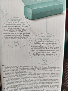Elektriline maniküüri- ja pediküürikomplekt Beurer MP 84 (4 foto / 4)
