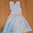 Белое платье zara xs size (фото #2)