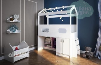 Детская кровать - домик (фото #1)