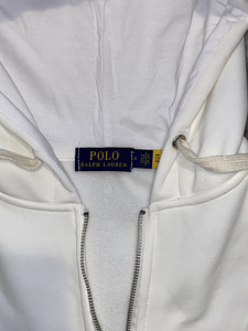 Белая кофта на молнии Ralph Lauren (3 фото из 3)