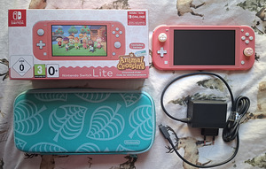Nintendo Switch Lite + ümbris + karp, ideaalne seisukord (1 foto / 6)