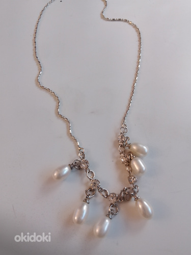 Makean veden helmet hopea ketju