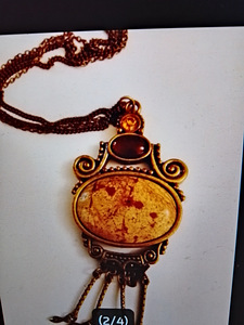 Vintage kaulakoru pronssi (3 valokuva sivusta 4)