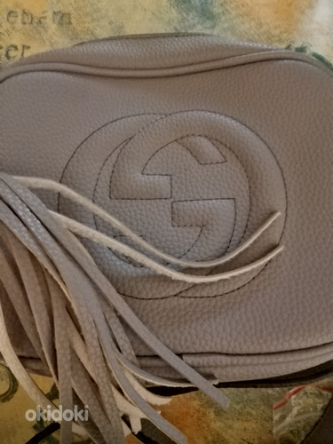 Gucci hopean värinen ilta laukku